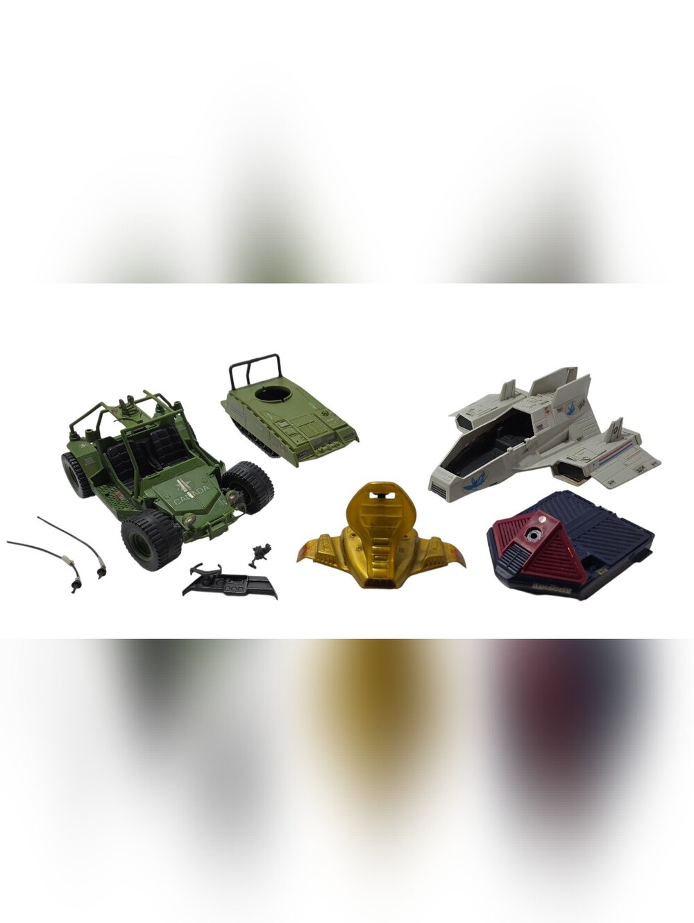 G.I.Joe A.W.E Striker Armadillo Tank SHARC Cobra Hydro Sled and Air Chariot